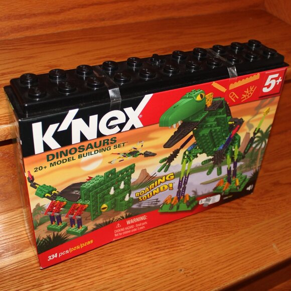3/$118❤️sealed K'NEX DINOSAURS 20+ Model Building Set T-Rex Roaring Sound 344pcs - Picture 2 of 8